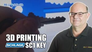 3D Printing Schlage SC1 Key Richmond BC
